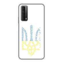 Чохли для Huawei P Smart 2021 Укр. Символіка (AlphaPrint) (Герб з букв)