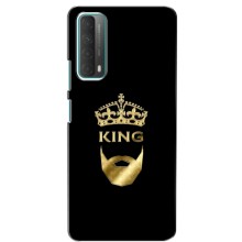 Чехол (Корона на чёрном фоне) для Хуавей П Смарт 2021 – KING