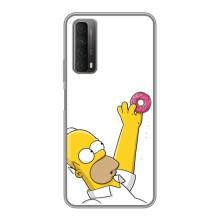 Чехол с Симпсонами для Huawei P Smart 2021 (VPrint)