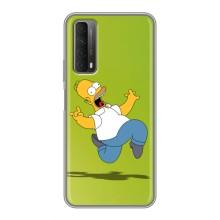 Чехол с Симпсонами для Huawei P Smart 2021 (VPrint)