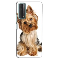 Чехол (ТПУ) Милые собачки для Huawei P Smart 2021 (Собака Терьер)
