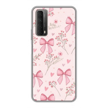 Чохол банти для Huawei P Smart 2021 – Банти з квітами