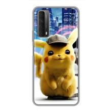 Чехол с Пикачу на Huawei P Smart 2021 – Пикачу в городе