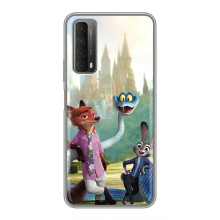 Чохол Зоотрополіс на Huawei P Smart 2021 – Нік Джуді і змія