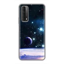 Космические Чехлы для Хуавэй Пи Смарт 2021 (VPrint) (Космический вид)