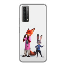 Силіконовий чохол з принтом Зоотрополіс для Huawei P Smart 2021 – Джуді і Нік