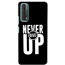Силиконовый Чехол на Huawei P Smart 2021 с картинкой Nike – Never Give UP