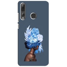 Чехлы (ART) Цветы на Huawei P Smart Plus 2019 (VPrint) (Цветы на голове)