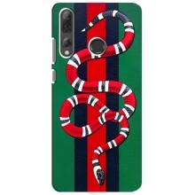 Чехлы ГУЧЧИ для Хуавей П Смарт Плюс 2019 (AlphaPrint) (Gucci змия)
