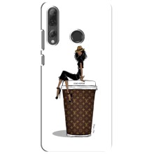 Чохли Луі Вітон для Huawei P Smart Plus 2019 (AlphaPrint - LOUIS VUITTON) (кава LOUIS VUITTON)