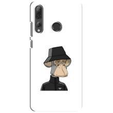 Чехлы с Обезьянами NFT для Huawei P Smart Plus 2019 (AlphaPrint) (обезьяна NFT Adidas)