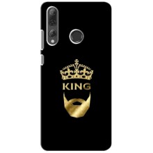 Чехол (Корона на чёрном фоне) для Хуавей П Смарт Плюс 2019 – KING