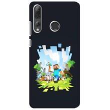 Чехол Майнкрафт на Huawei P Smart Plus 2019 (AlphaPrint) Minecraft (персонажи Minecraft)