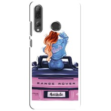 Чехол с печатью для Huawei P Smart Plus 2019 - (Мода) (AlphaPrint) – На машине