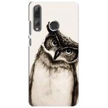 Чехол с птицами на Huawei P Smart Plus 2019 (VPrint) (Сова)