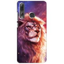 Чехол со Львом для Huawei P Smart Plus 2019 (VPrint) (Красочный Лев)