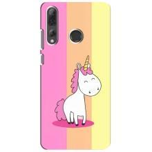 Чехол Unicorn на Huawei P Smart Plus 2019 (Радужный Единорог)