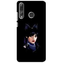 Чехлы Венсдей на Huawei P Smart Plus 2019 Уэнсдей (AlphaPrint) (серьезная Уэнздей)