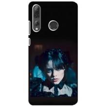 Чехлы Венсдей на Huawei P Smart Plus 2019 Уэнсдей (AlphaPrint) (взгляд Уэнздей)