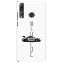 Чохол з авто Порше для Huawei P Smart Plus 2019 – білий порше
