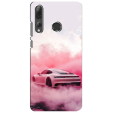 Чохол з авто Порше для Huawei P Smart Plus 2019 – Рожевий Порше