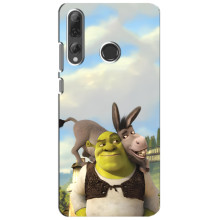 Чохол з мультфільмом Шрек на Huawei P Smart Plus 2019 – Шрек і осел