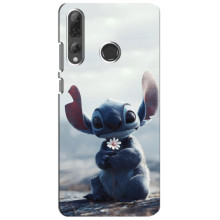 Чехол с рисунком Стич для Huawei P Smart Plus 2019 – Стич с цветочком