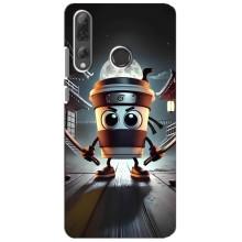 Чехол с мемом Тралалело тралала на Huawei P Smart Plus 2019 (Капучино асасино)