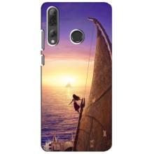 Чехол с мультфильмом Моана Huawei P Smart Plus 2019 (Моана в море)