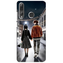 Чохол з дизайном Венздей 2 на Huawei P Smart Plus 2019 – Венздей і Тайлер