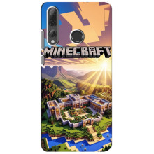 Чехол с картинками Майнкрафт для Хуавей П Смарт Плюс 2019 – Minecraft