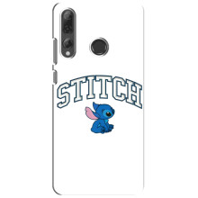 Чехол с принтом Стич на Huawei P Smart Plus 2019 (Стич лого)