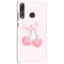 Чохол з розовим принтом для Huawei P Smart Plus 2019 (Рожеві вишні)