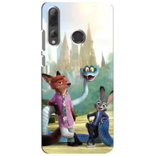 Чехол Зоотрополіс на Huawei P Smart Plus 2019 – Ник Джуди и змея