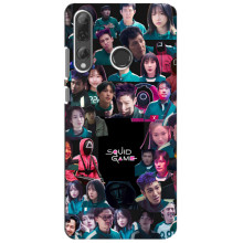 Чохол Гра в кальмара для Huawei P Smart Plus 2019 – Колаж гра кальмара