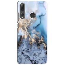 Мраморный чехол на Huawei P Smart Plus 2019 (VPrint) (Нежный мрамор)