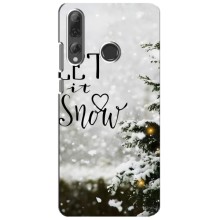 Новогодние, Праздничные Чехлы для Huawei P Smart Plus 2019 - 2024 год – Let it snow