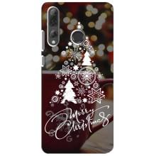 Різдвяні Чохли для Huawei P Smart Plus 2019 (VPrint) (Ялинка яскрава)