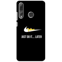 Силиконовый Чехол на Huawei P Smart Plus 2019 с картинкой Nike (Later)