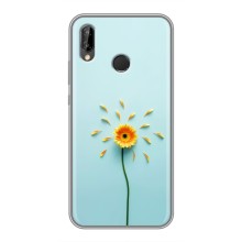 Чехлы с Цветами для Huawei P Smart Plus , Nova 3i, INE-LX1 (VPrint) (Желтый цветок)