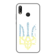 Чехлы для Huawei P Smart Plus , Nova 3i, INE-LX1  Укр. Символика (AlphaPrint) (Герб из букв)