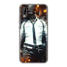 Силиконовый чехол с картинкой "Герой Pubg" на Huawei P Smart Plus , Nova 3i, INE-LX1 (Man Пубг)