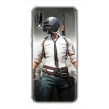 Силиконовый чехол с картинкой "Герой Pubg" на Huawei P Smart Plus , Nova 3i, INE-LX1 (Пабг)