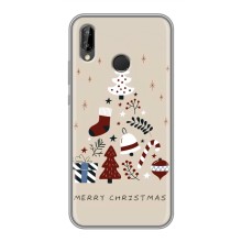 Чехол Санта Клаус для Huawei P Smart Plus , Nova 3i, INE-LX1 (Merry Christmas)