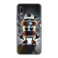 Чехол с мемом Тралалело тралала на Huawei P Smart Plus , Nova 3i, INE-LX1 (Капучино асасино)