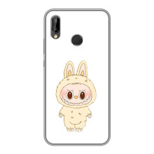 Чохол з принтом Лабубу для Huawei P Smart Plus , Nova 3i, INE-LX1 – Бежевий Лабубу