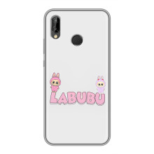 Чохол з принтом Лабубу для Huawei P Smart Plus , Nova 3i, INE-LX1 – Логотип Лабубу
