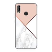 Мраморный чехол на Huawei P Smart Plus , Nova 3i, INE-LX1 (VPrint) (Тройной мрамор)