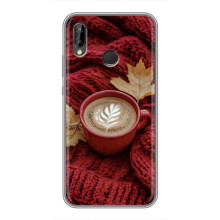 Чехол с уникальным дизайном «Осень с кофе» для Huawei P Smart Plus , Nova 3i, INE-LX1 – Кофе на пледе