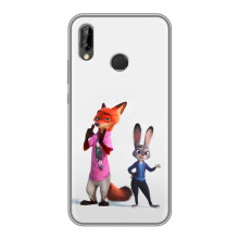 Силіконовий чохол з принтом Зоотрополіс для Huawei P Smart Plus , Nova 3i, INE-LX1 – Джуді і Нік